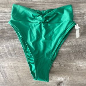 Aerie green bikini bottom size small